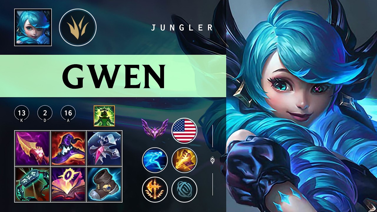 Gwen Jungle vs Amumu - NA Master Patch 26.03