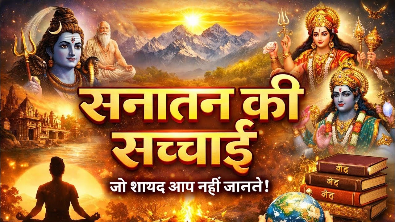 सनातन धर्म का सच | इतिहास, दर्शन और जीवन का विज्ञान||@harshreality100k