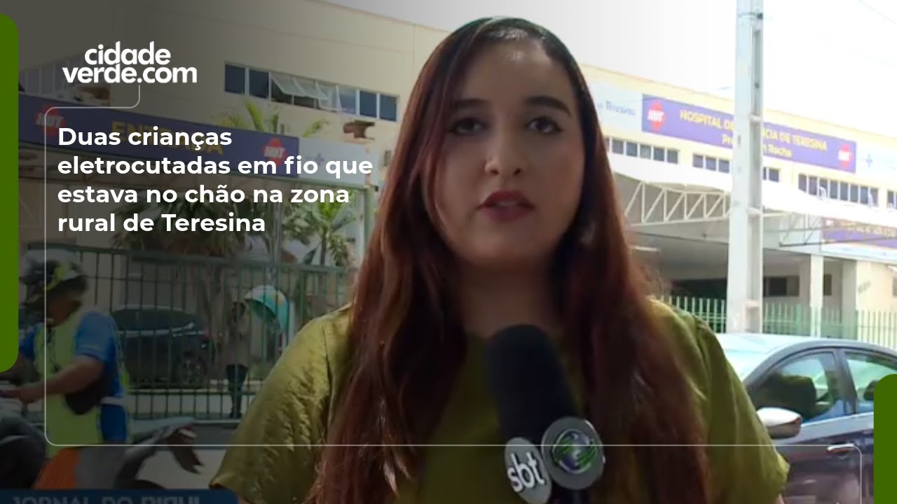 Duas crianças eletrocutadas em fio que estava no chão na zona rural de Teresina