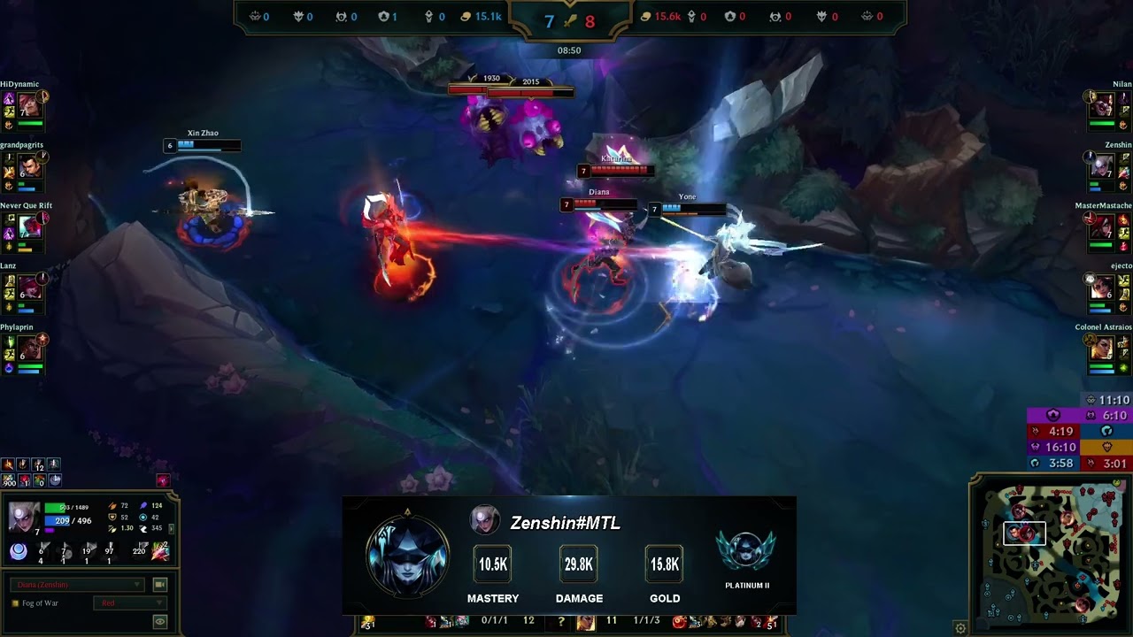 Diana killed Yone