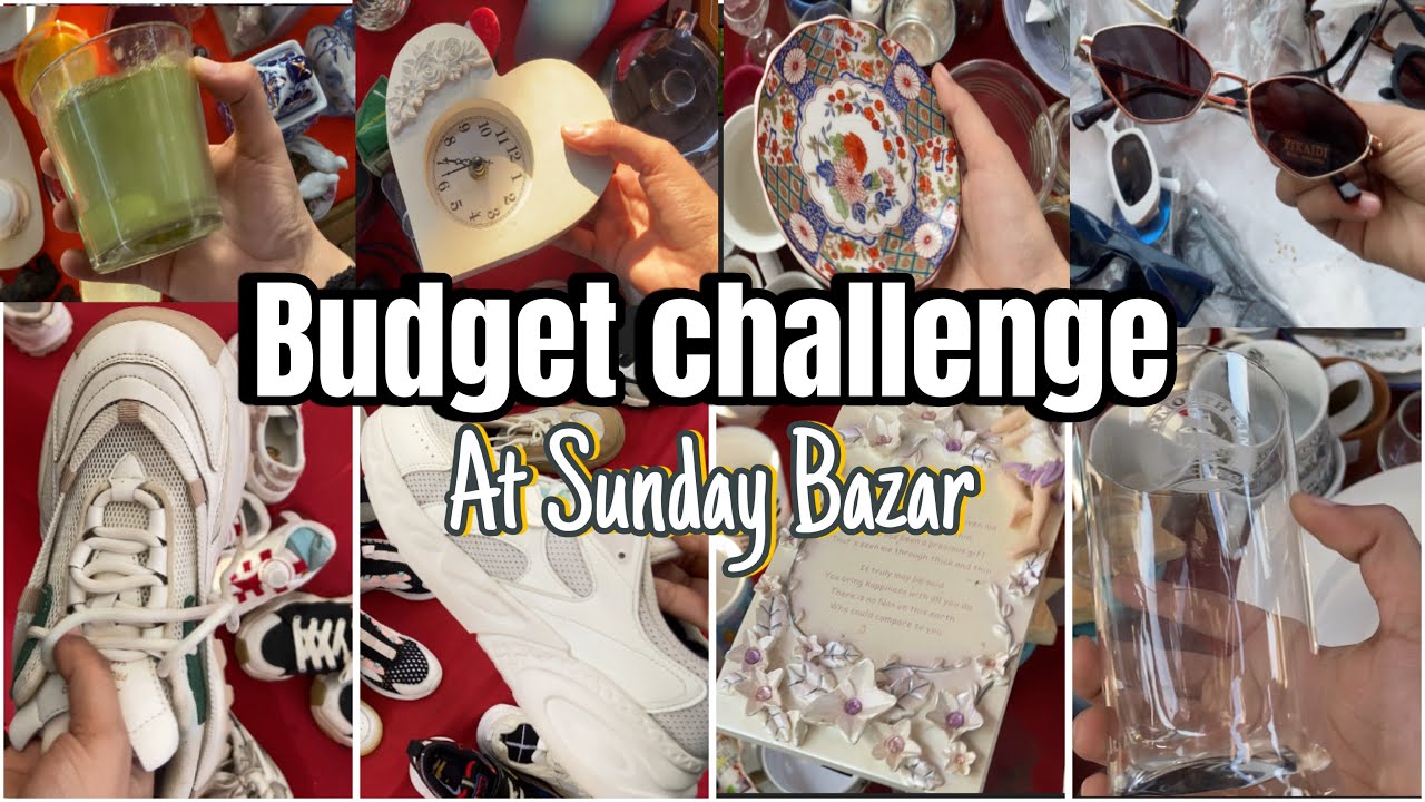 Budget Challenge At Safari Park Sunday Bazar ✨