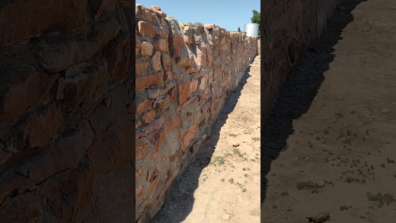 The irregularity of old walls