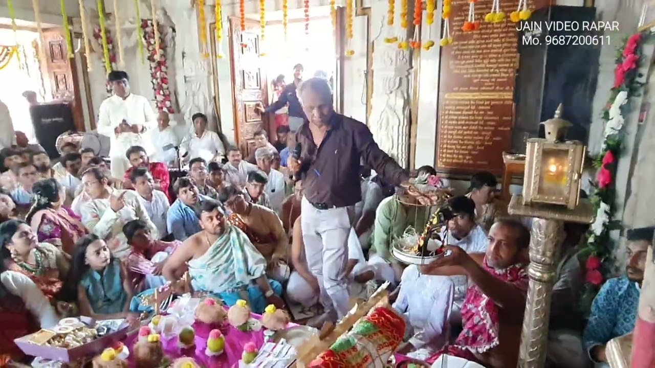ધ્વજા રોહણ..રાપર(13) 27/2/2026 JAIN VIDEO RAPAR.Mo. 9687200611