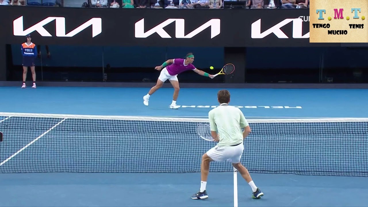 Tengo Mucho Tenis.1º set final AO 2022 Rafa-Menvedev. Video 176 (retransmision en tiempo real)