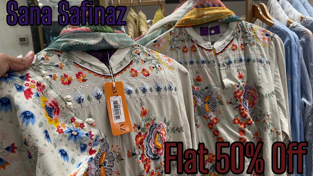 Sana Safinaz Flat 50% Off | Sana Safinaz 2026 ❤️ Sana Safinaz Sale 