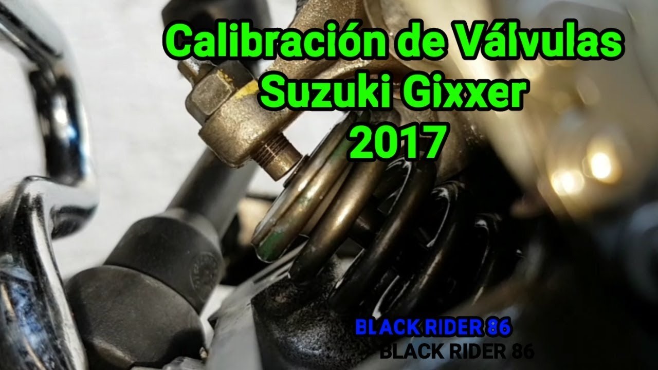 Calibración de Válvulas Suzuki Gixxer Sf/Naked 2017 review en español y paso a paso