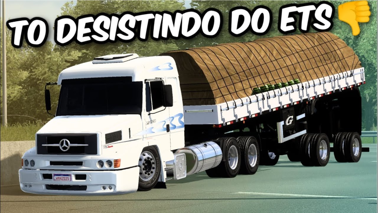 VOU ABANDONAR O ETS2 + MULA QUALIFICADA NA 2 EIXOS GRÁTIS