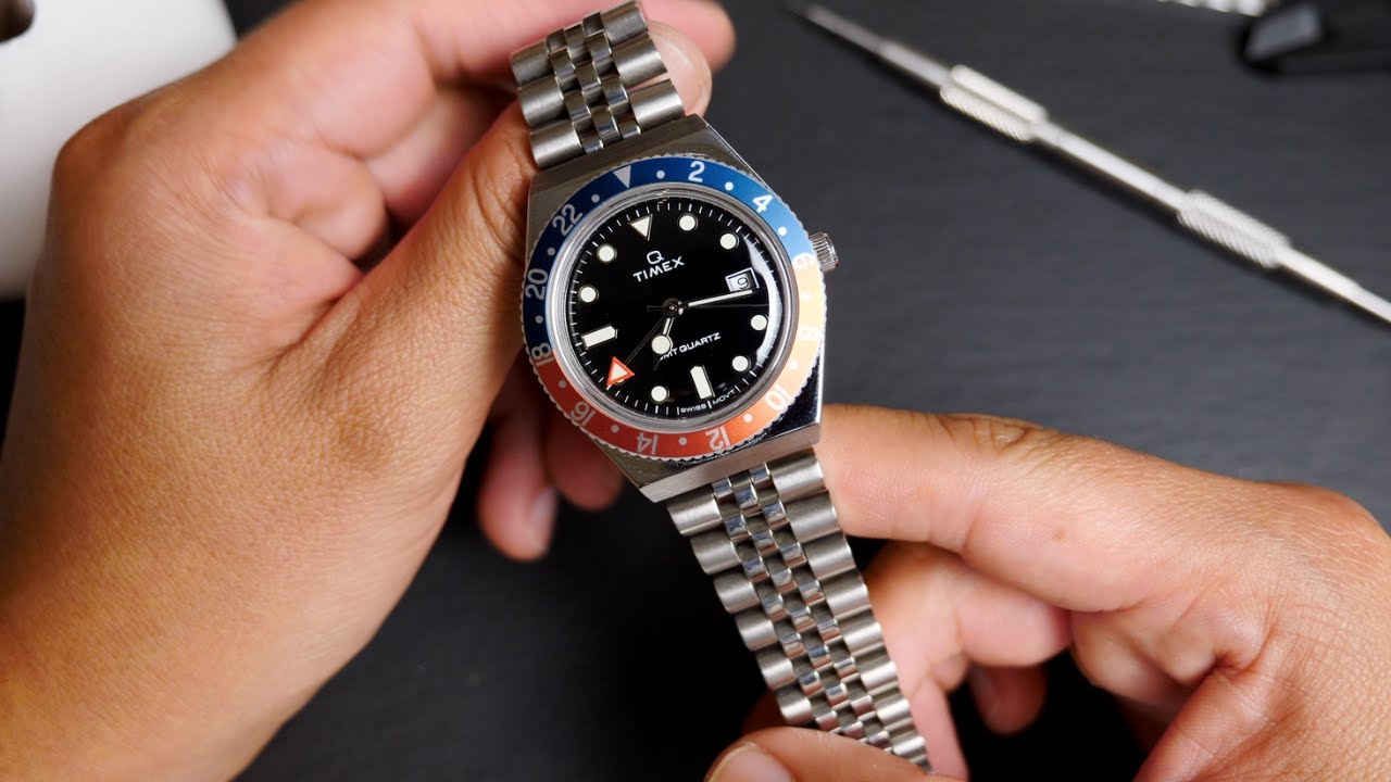 Q Timex GMT - Jubilee Style Bracelet