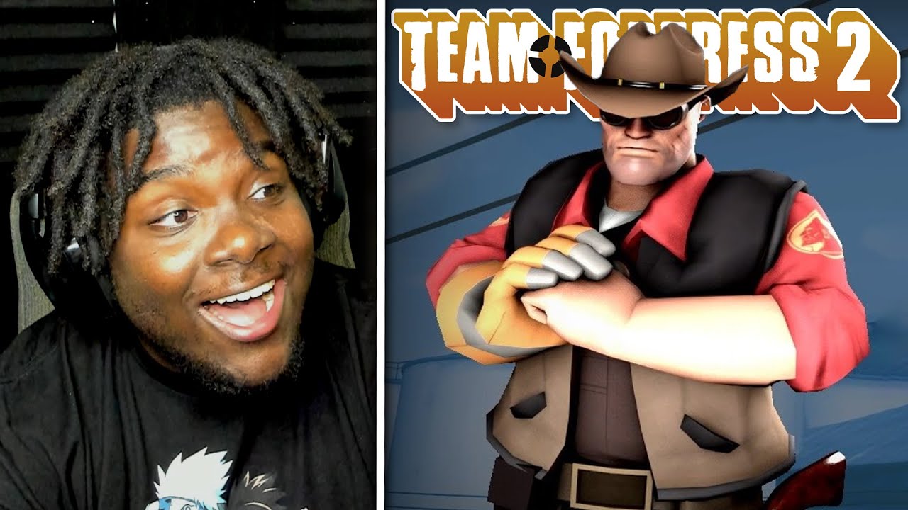 Реакция нового фаната TEAM FORTRESS 2 на знакомство с инженером по укрощению бешеных пулемётчиков