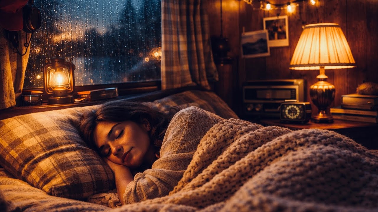 Sleepover at Grandmas House | 10 Hours of Rain for Sleep 