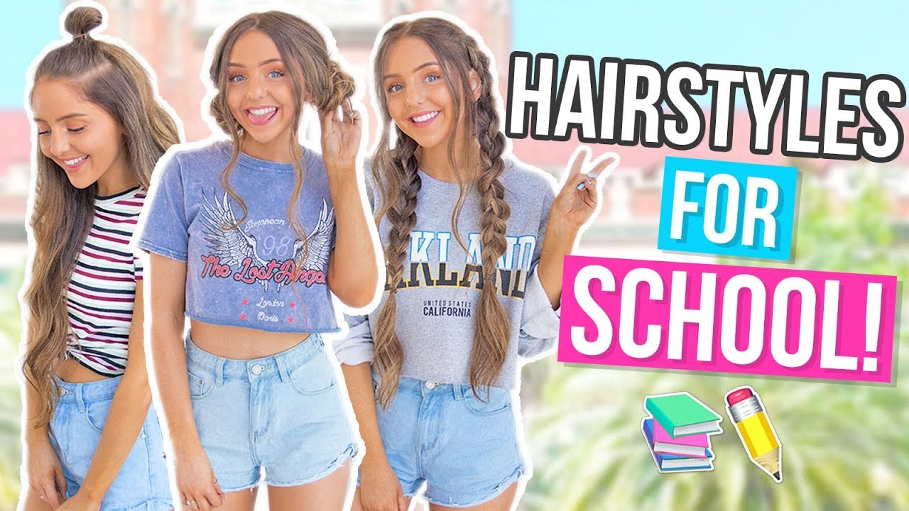 Easy + HEATLESS HAIRSTYLES For Back To School 2017!