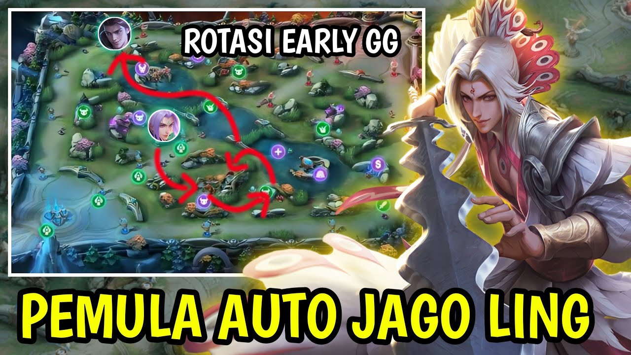 PEMULA AUTO JAGO LING | Rotasi Ling Jungler Patch Baru 2025