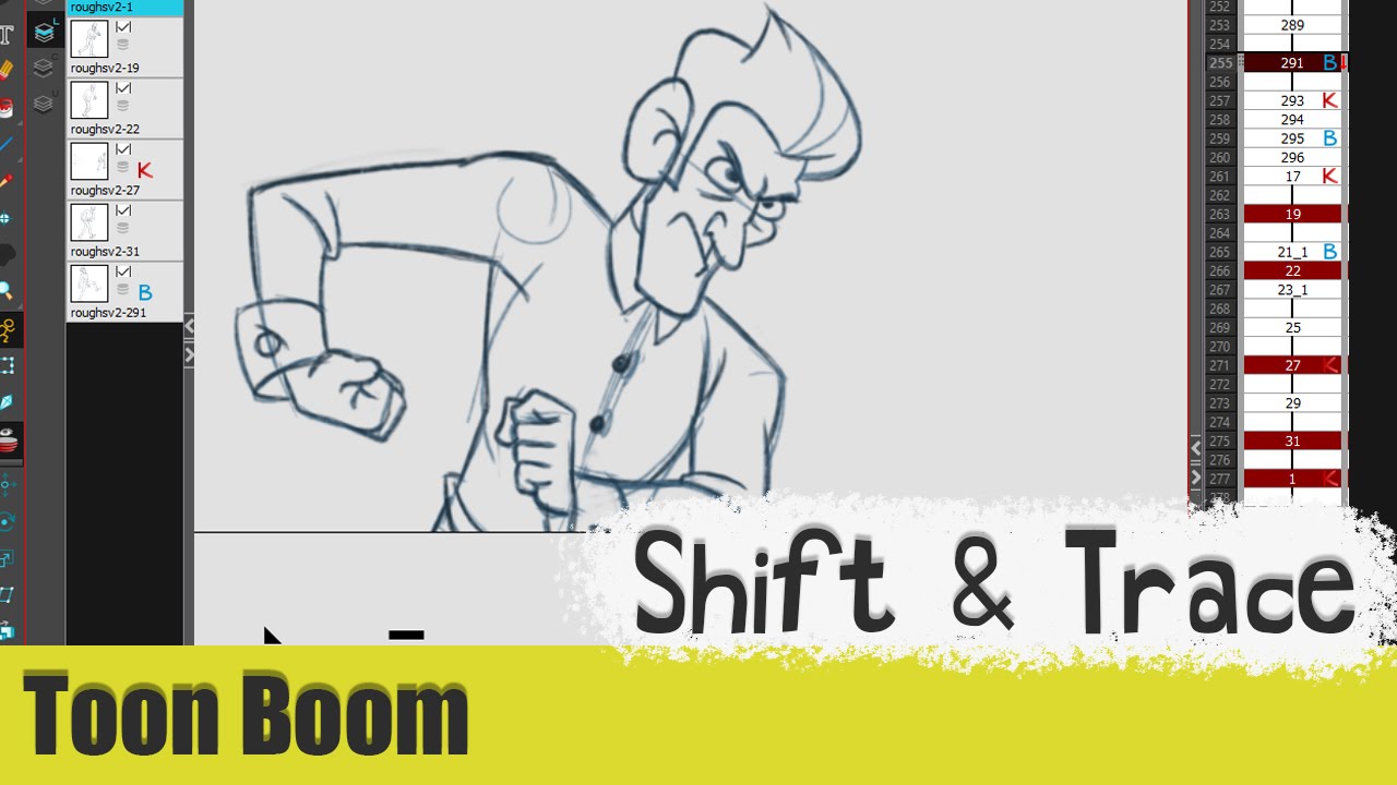 Toon Boom Harmony Tutorial #16 - Shift and Trace