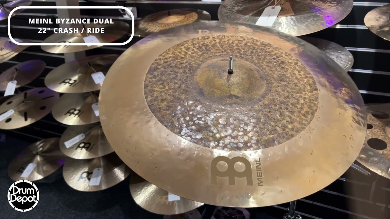 Meinl Byzance 22″ Dual Crash Ride – B22DUCR