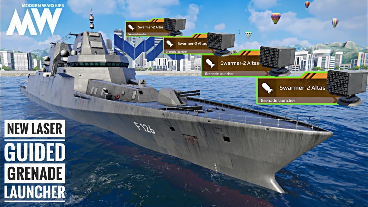 Swarmer-2 Altas New Grenade Launcher 🔥 187k Burst ☠️ - Modern Warships 