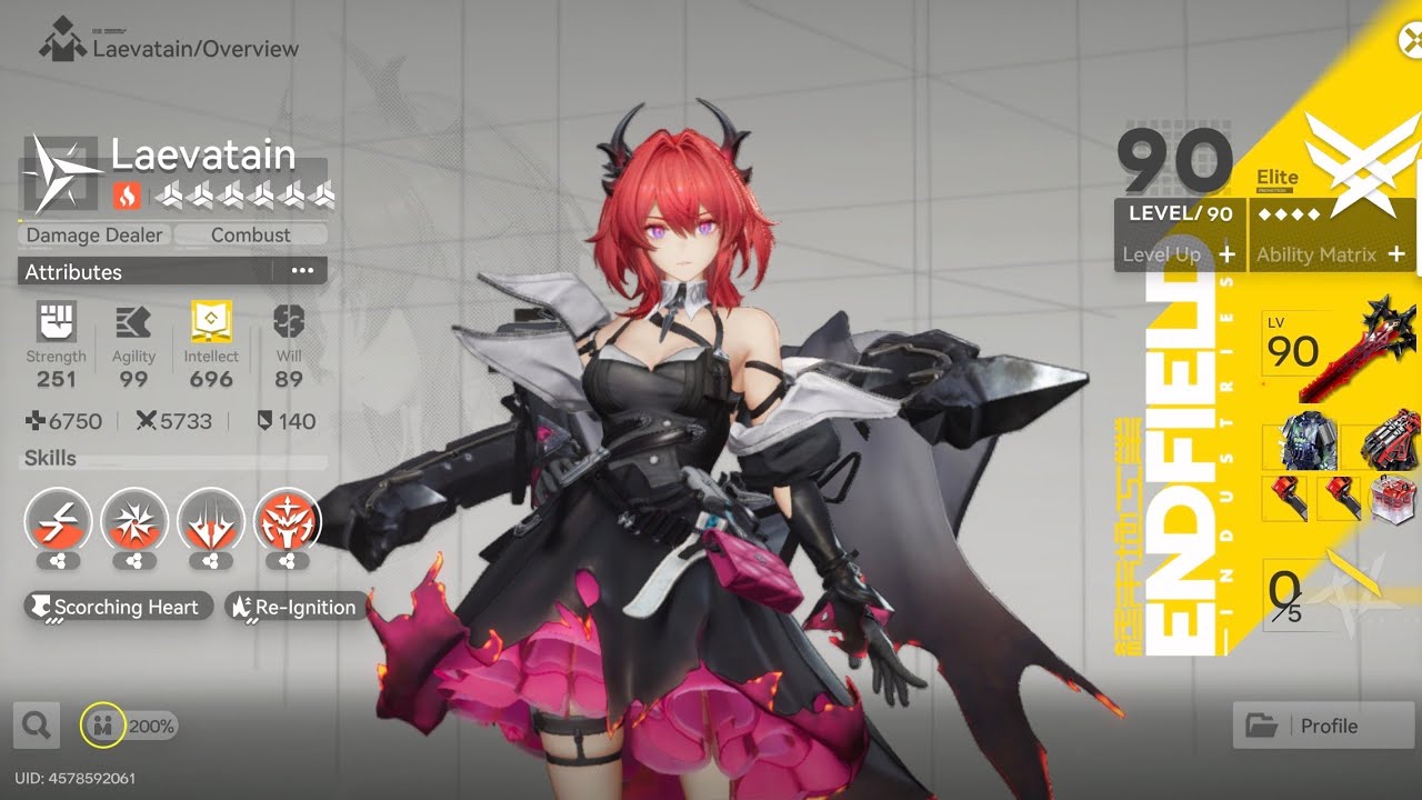 [Arknights Endfield] First Impression Clear//Umbral Monument (Inorganic Construct)// Laevatain carry