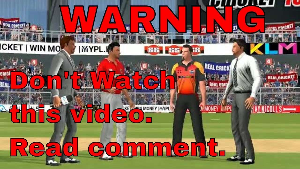 7th May IPL 11 Sunrisers Hyderabad Vs Royal Challengers Bangalore Real cricket 2018 mobile Gameplay