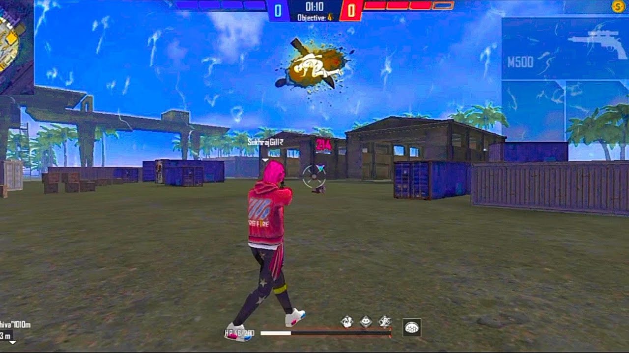 Best Match In Cs rank//free fire //Raj Gaming//