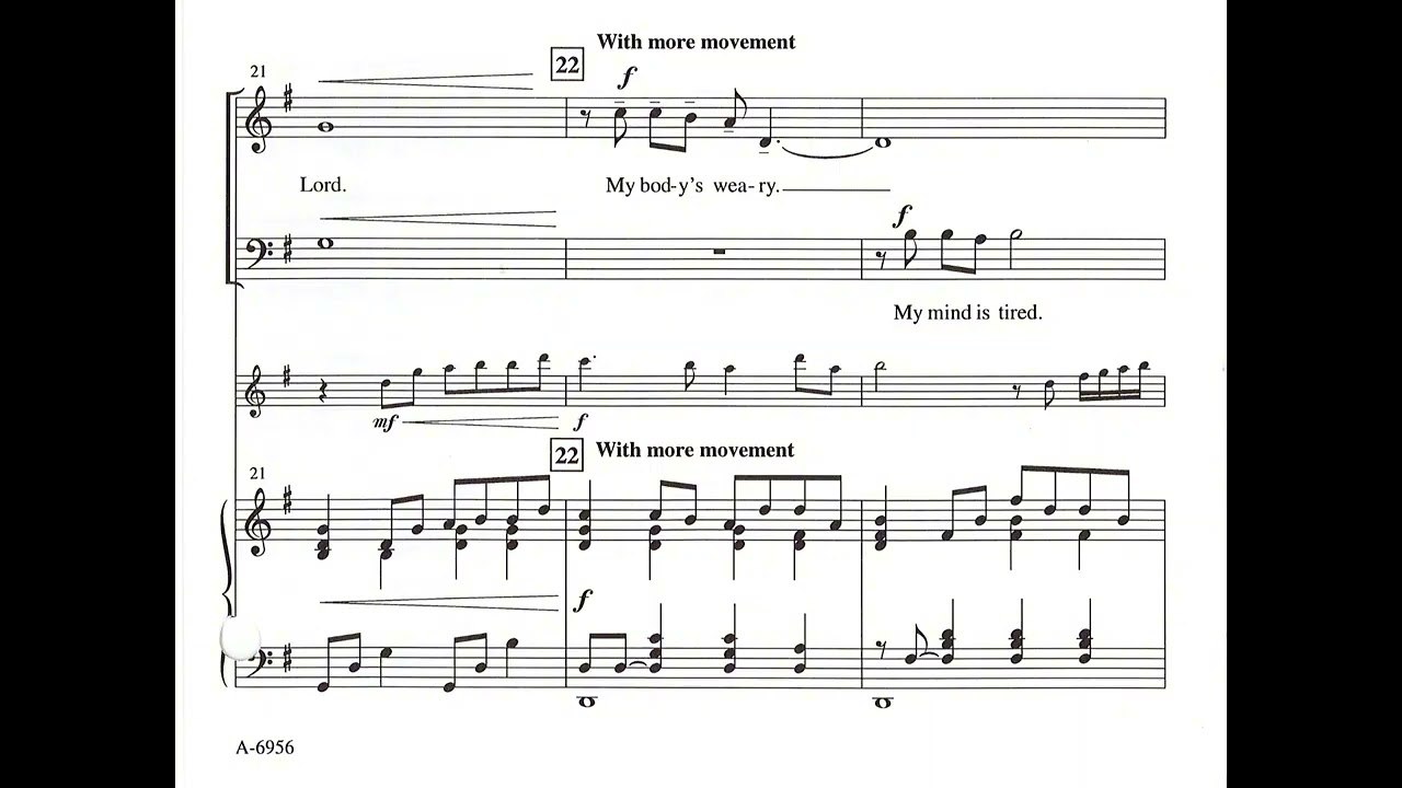 My Shepherd Is the Lord Practice Track - SATB