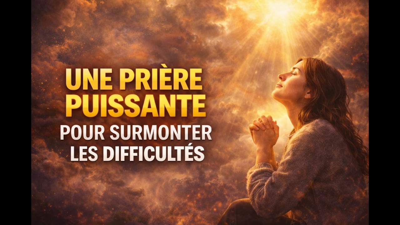 Prière puissante pour surmonter les difficultés