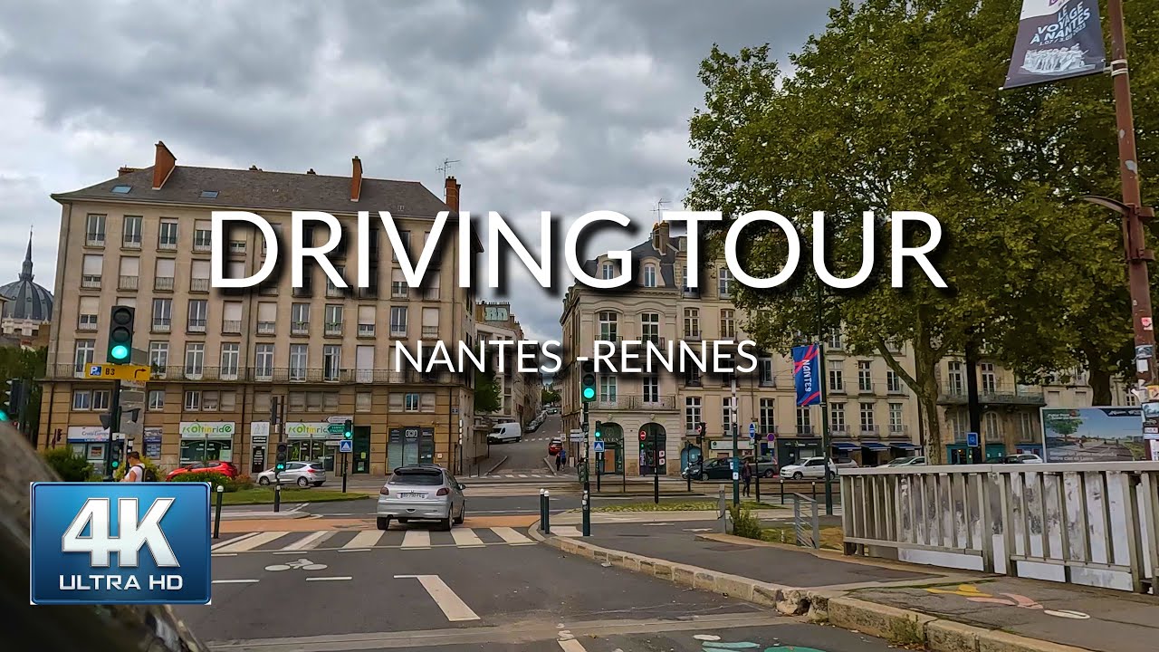 [4K]🚗Experience The Tranquility: Scenic Driving From Nantes To Rennes