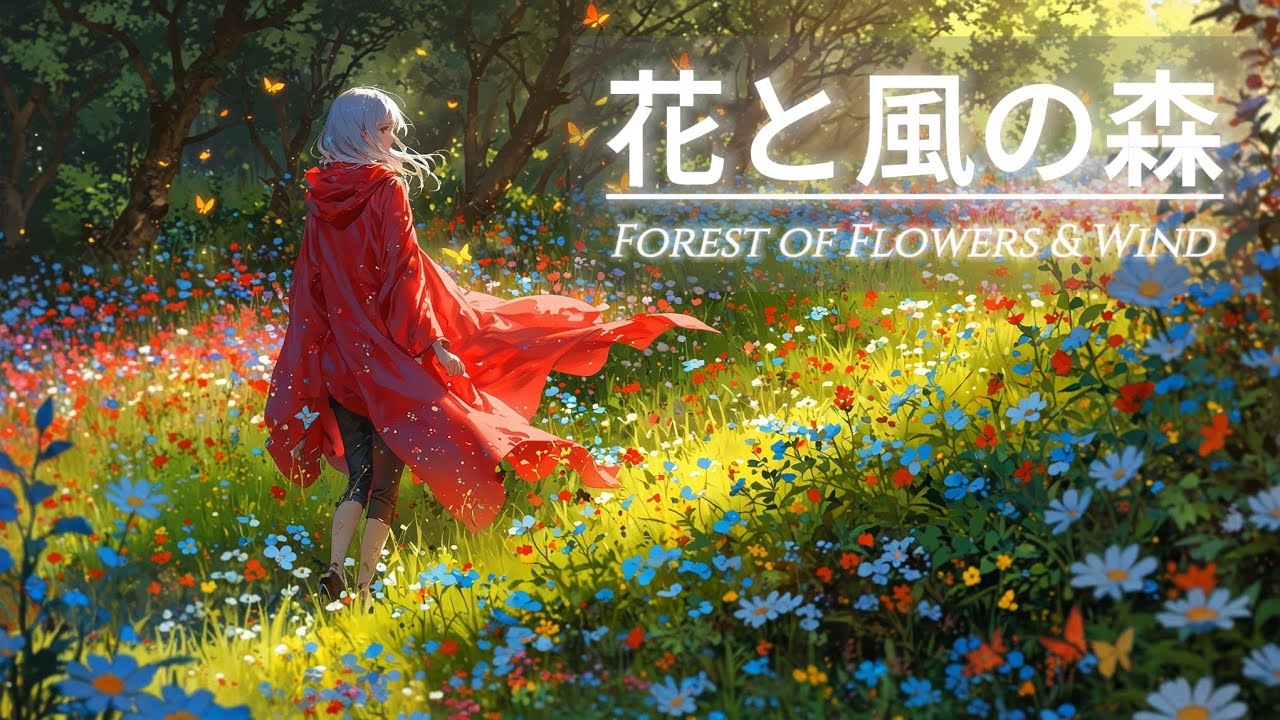 【ケルト×ファンタジー音楽】花と風の森｜Forest of Flowers & Wind【作業用・勉強用BGM】
