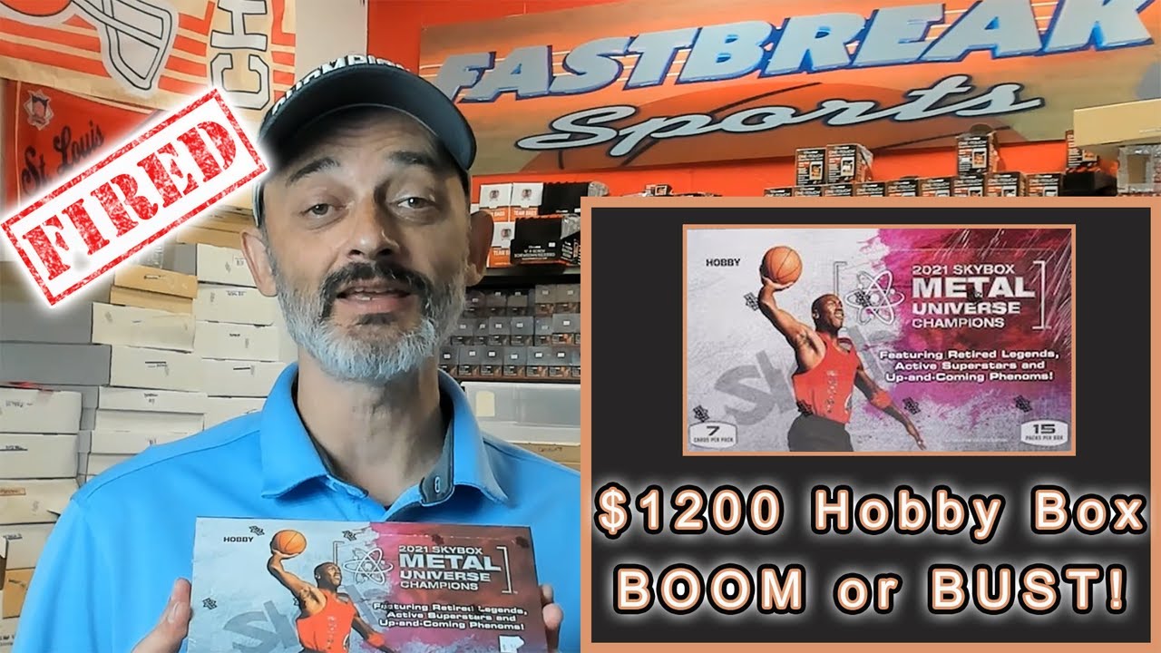 $1200 BOX OPENING! 2021 Skybox Metal Universe Champions - Looking For Michael Jordan Inserts!