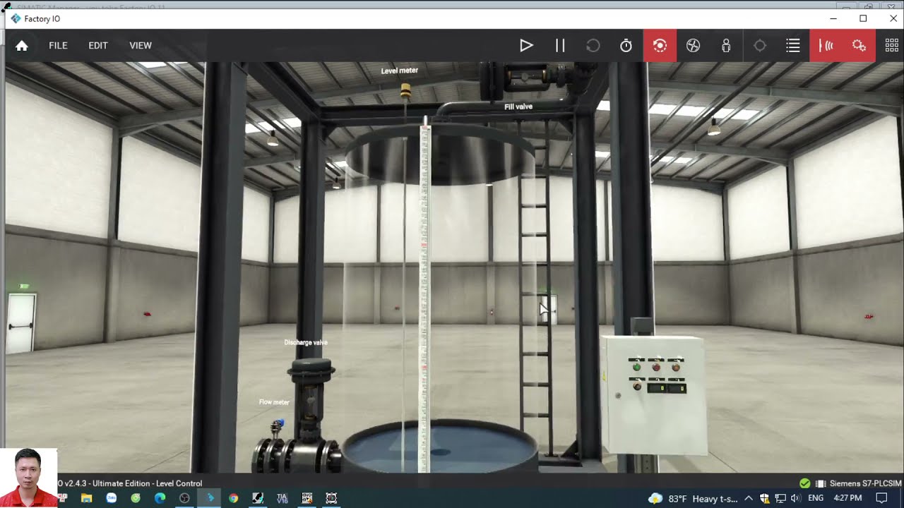 [FACTORYIO] 2.Level Control Analog in Factory IO and PLC || Lập trình ĐK mức chất lỏng|| 级别控制模拟