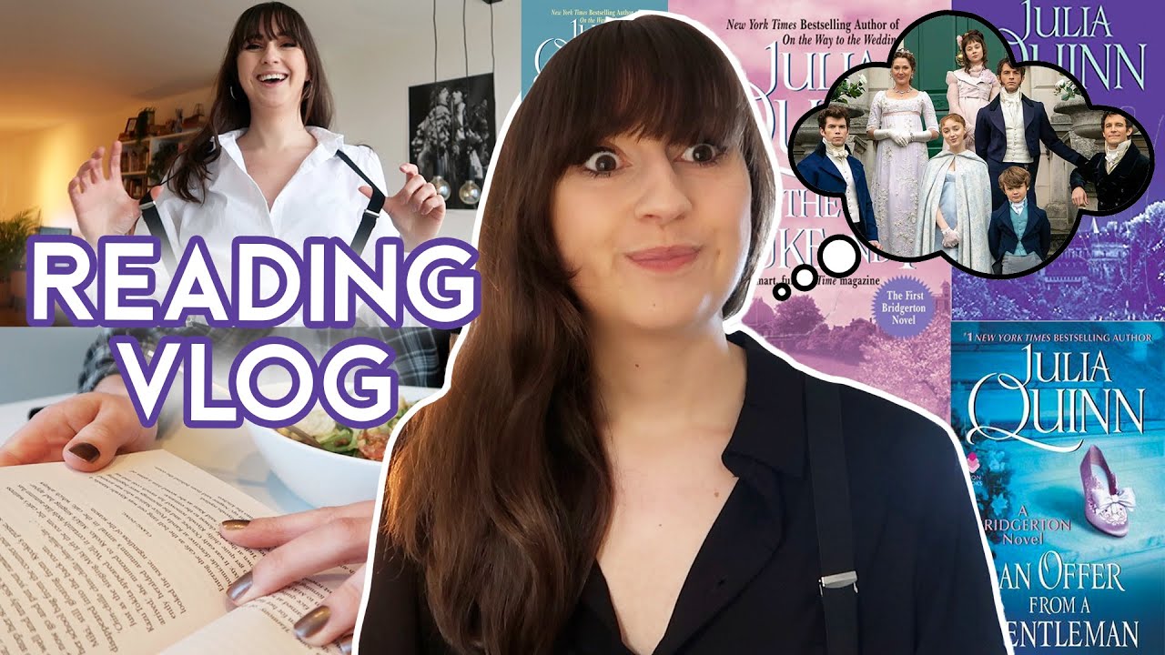 reading 4 bridgerton books & super exciting package 😱 // weekly reading vlog #95