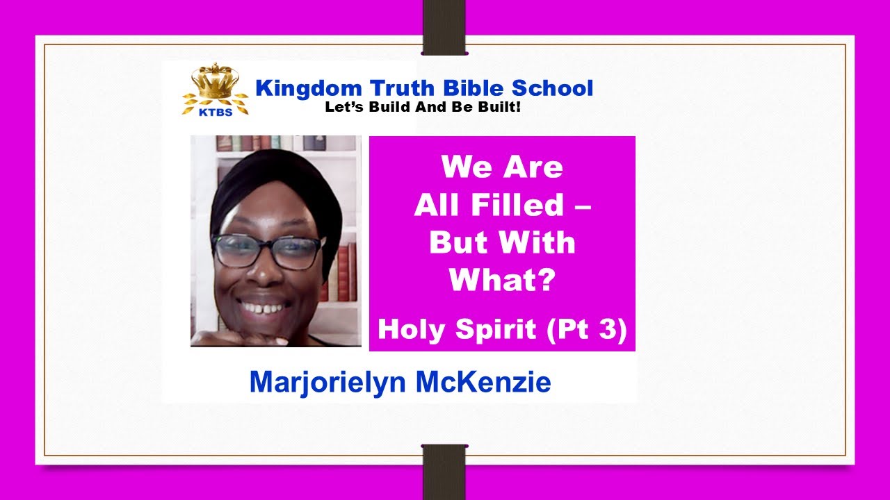 We Are All Filled!  But With What? (Holy Spirit Pt 3)