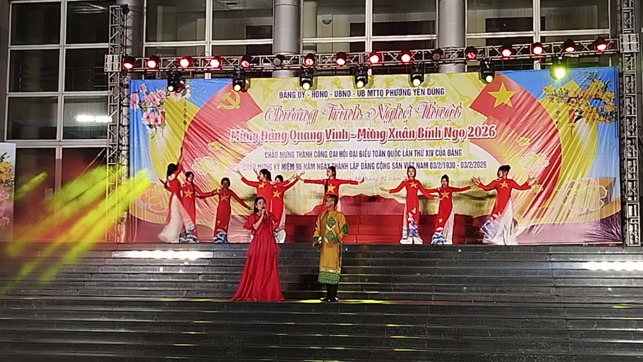 Văn nghệ mừng xuân phường Yên Dũng 