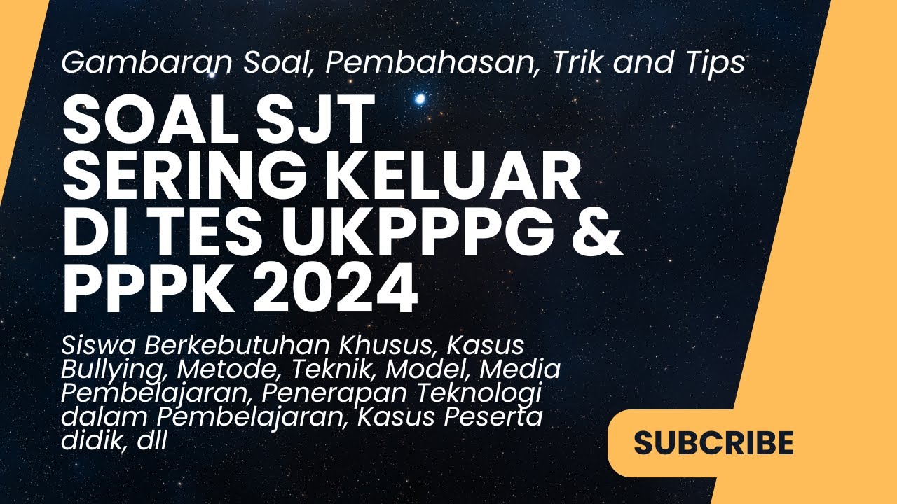Gambaran Soal SJT UKPPPG & PPPK 2024 #ppgguru #pppkguru #ppggurutertentu