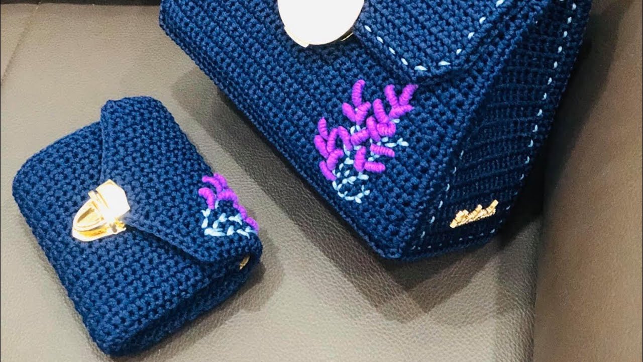Hướng dẫn móc ví dáng gập 3 ngăn - Thuy Nguyen handmade (p1)