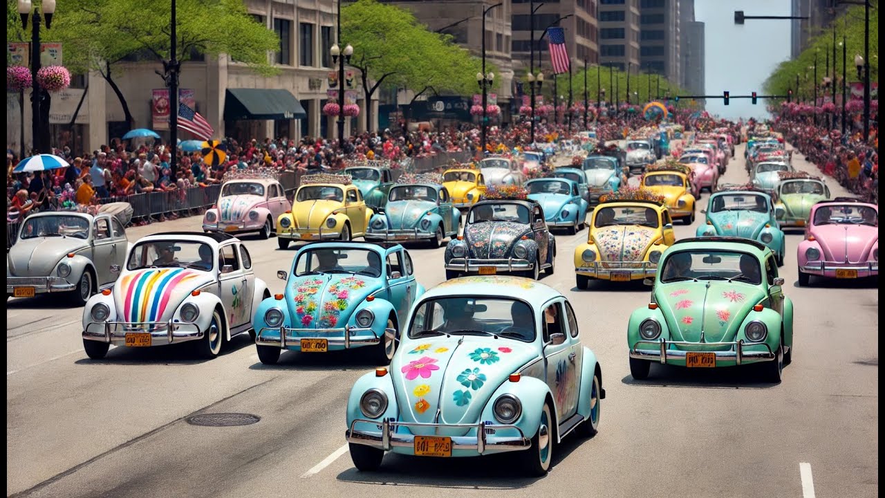 VW parade Eureka Springs Arkansas 2024