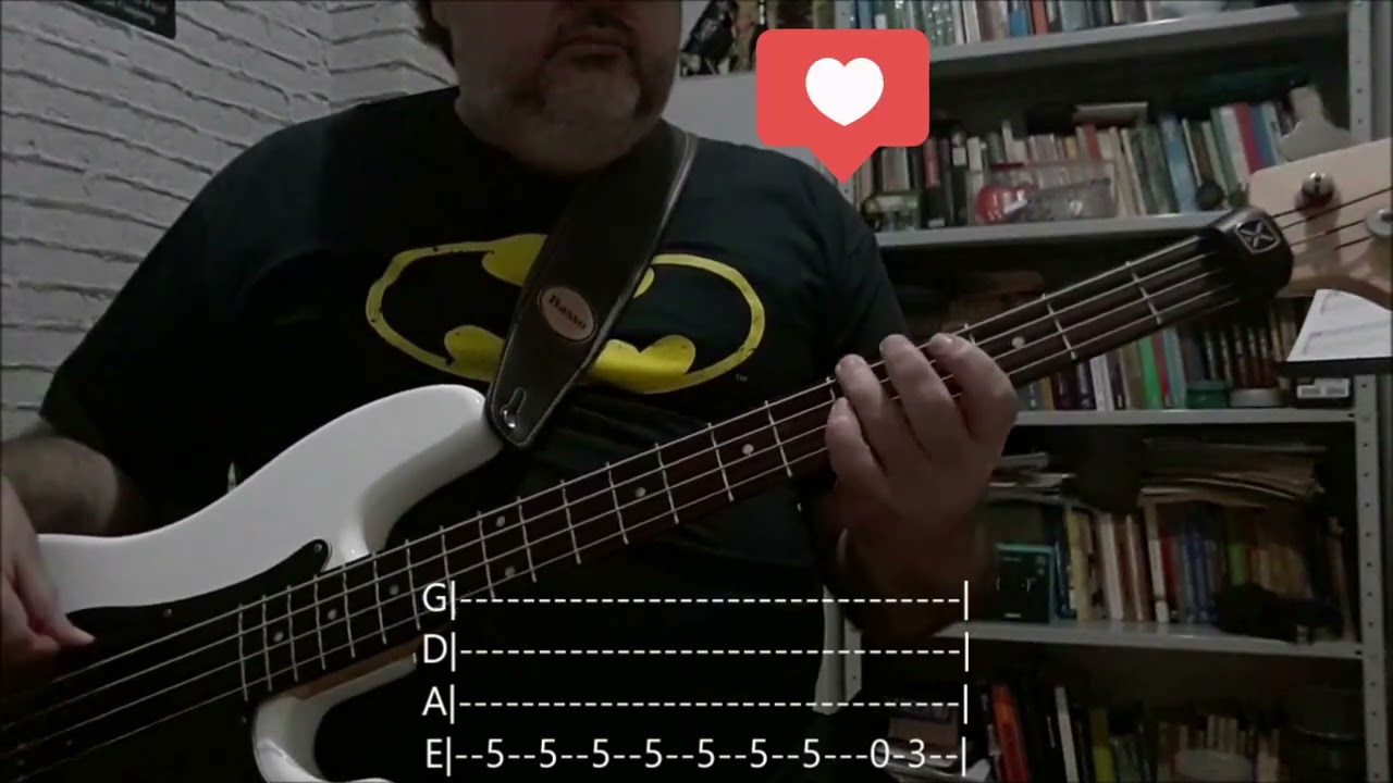 Talking Heads - Psycho Killer (#basscover with tabs)