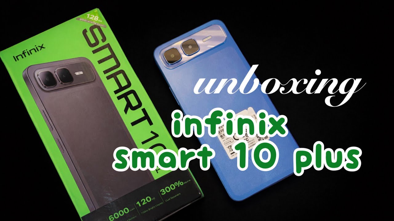 UNBOXING — infinix smart 10 plus in Iris Blue