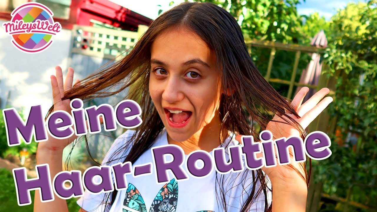 MEINE W&Ouml;CHENTLICHE HAAR-ROUTINE 👩👩🏼  MEGA SCHNELLES HARRE WACHSEN | Mileys Welt