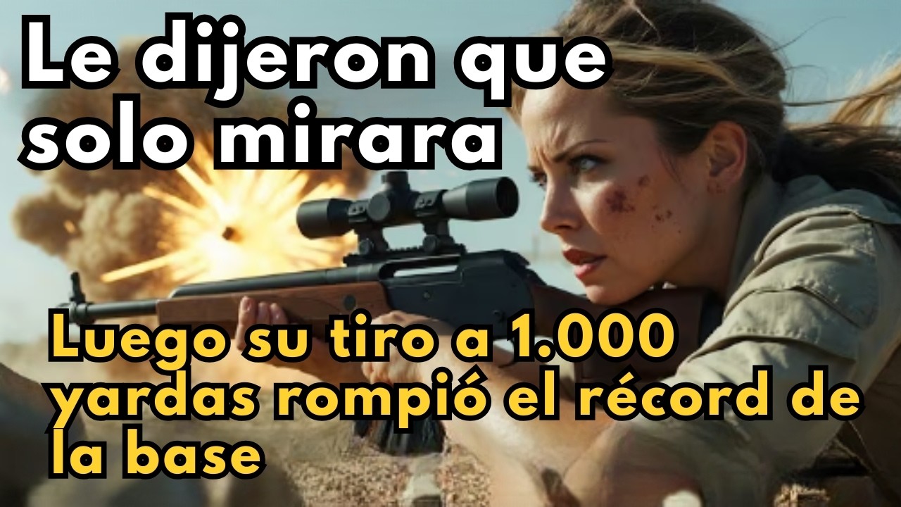 Le dijeron que solo mirara — luego su tiro a 1.000 yardas rompió el récord de la base