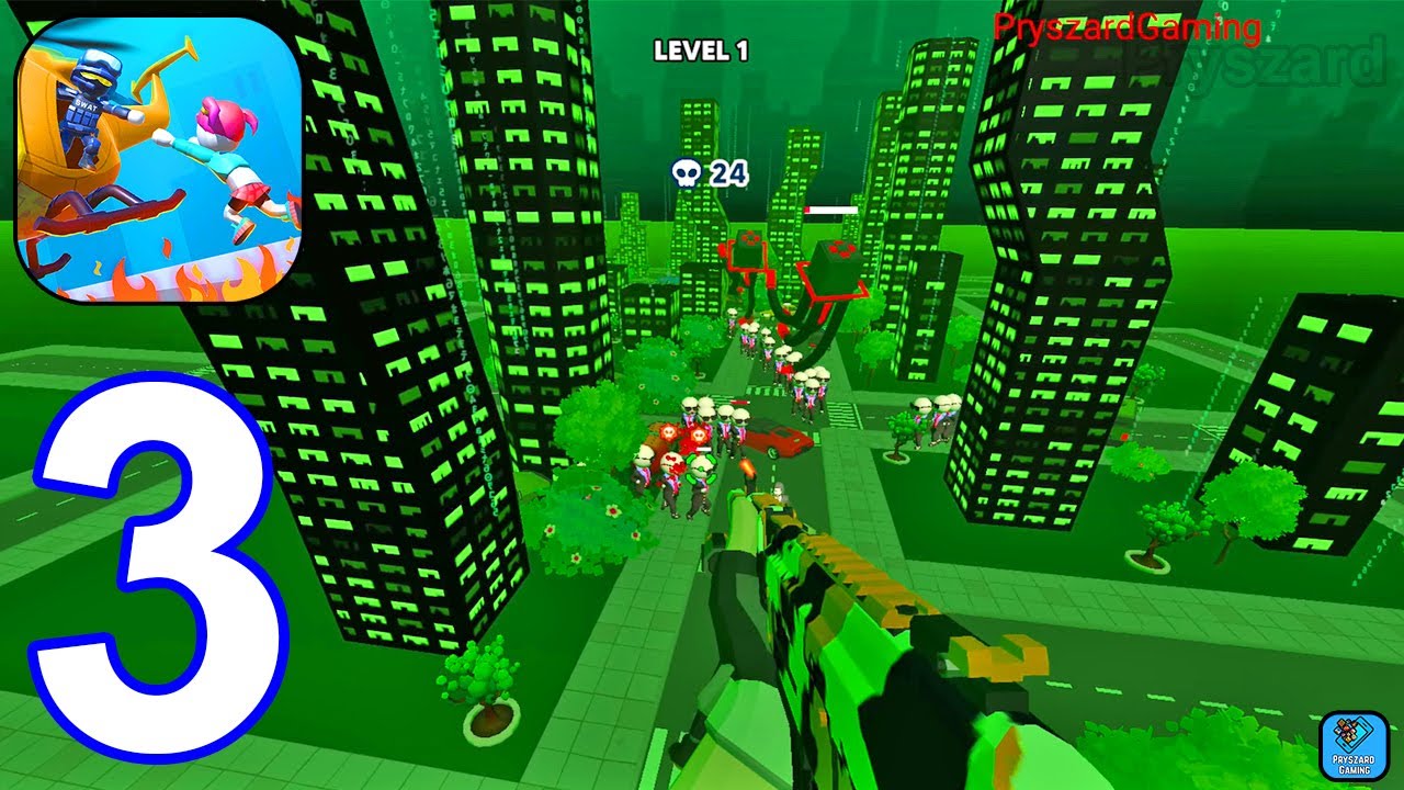 Helicopter Save The Girl - Gameplay Walkthrough Part 3 Level 17-23 Matrix Mode (iOS,Android Gameplay