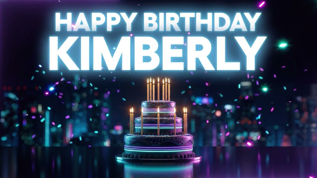 Happy Birthday Kimberly Song 🎂 Upbeat Party Version 🎵 The Original Song