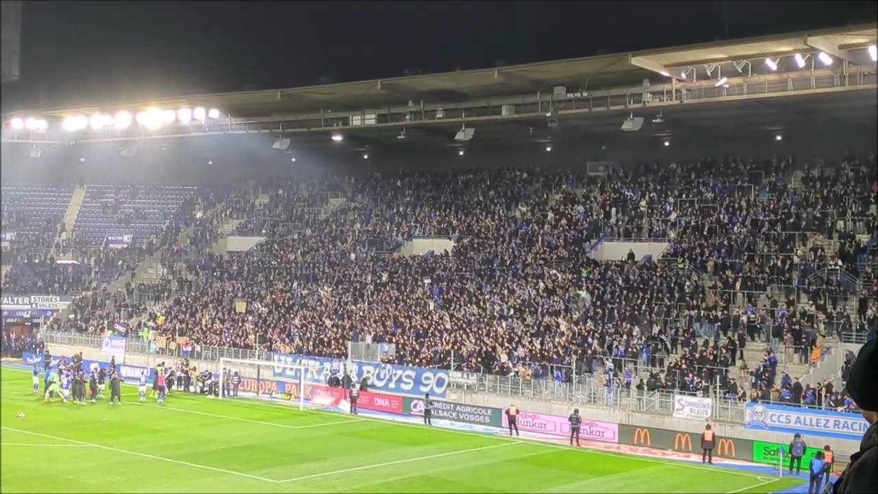 RC Strasbourg - Olympique Lyonnais : (25) Lalalalalla.. (Tribune Ouest) 2025/2026 L1