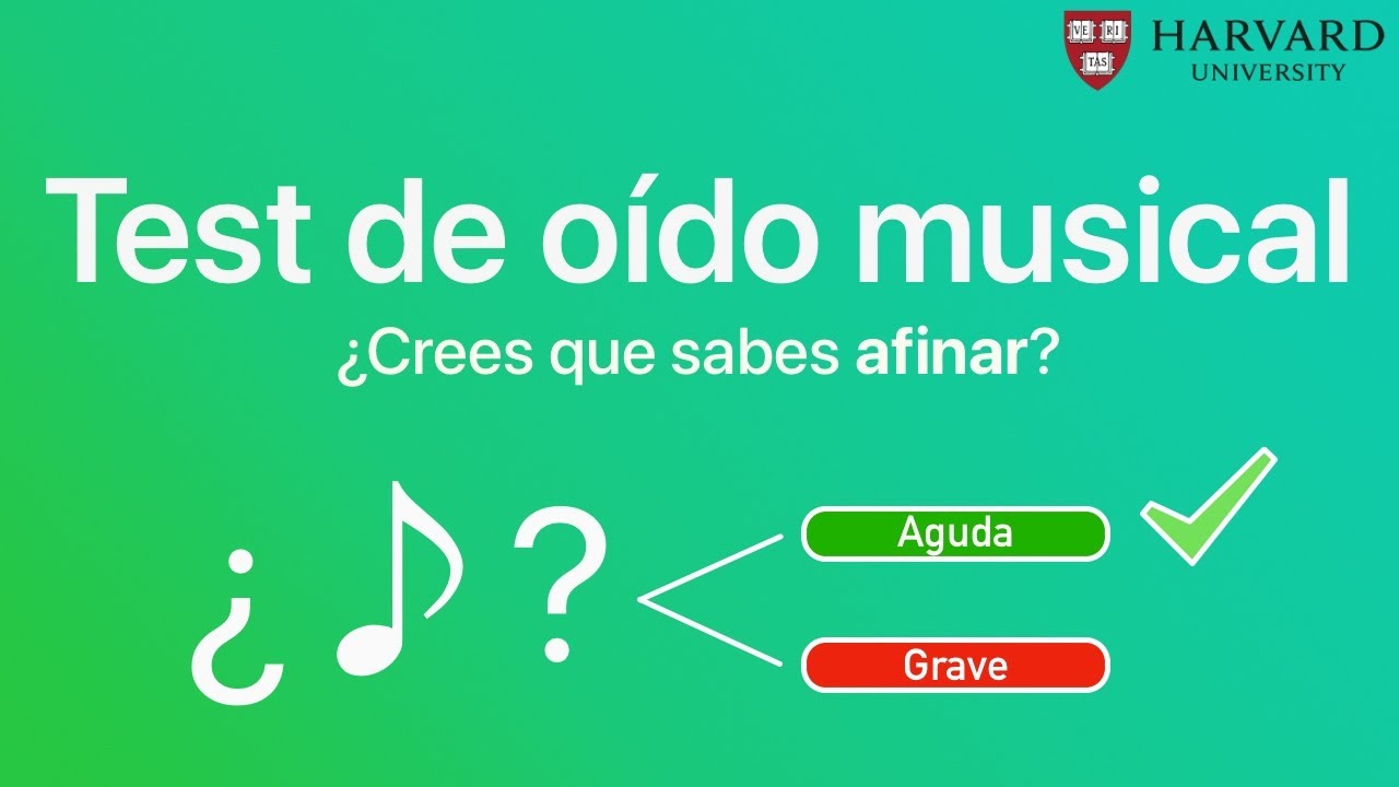 Test de oído musical de HARVARD | Adivina si es GRAVE o AGUDO