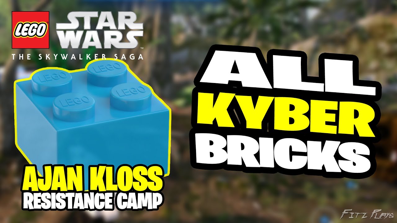 All Kyber Bricks in Ajan Kloss Resistance Camp - LEGO Star Wars: The Skywalker Saga