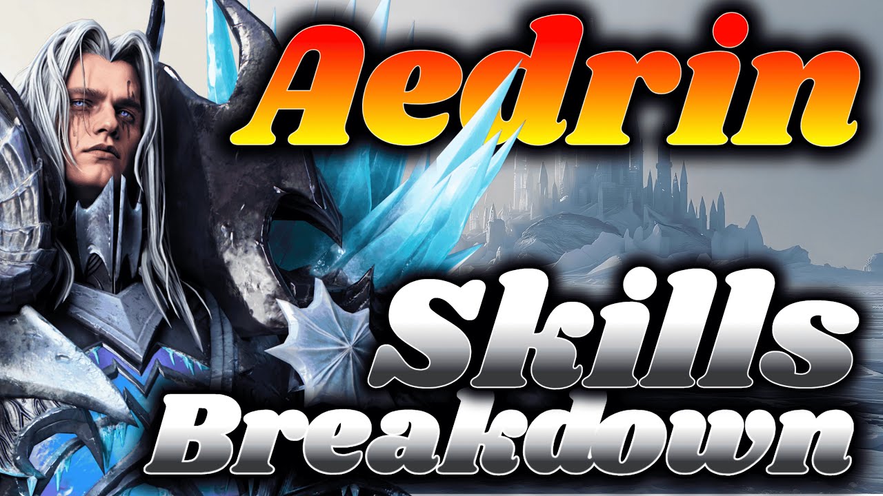 Aedrin Skill Breakdown!