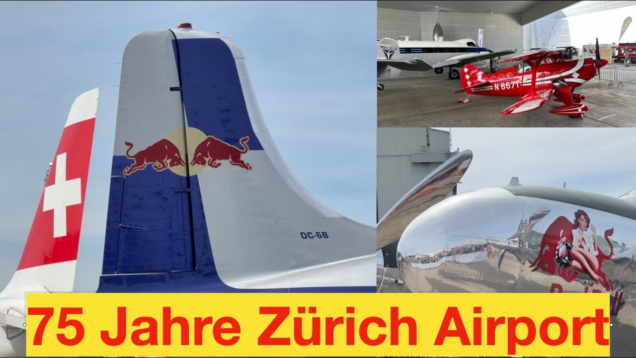 Flughafenfest - 75 Jahre Z&uuml;rich Flughafen - 75 Years of Zurich Airport