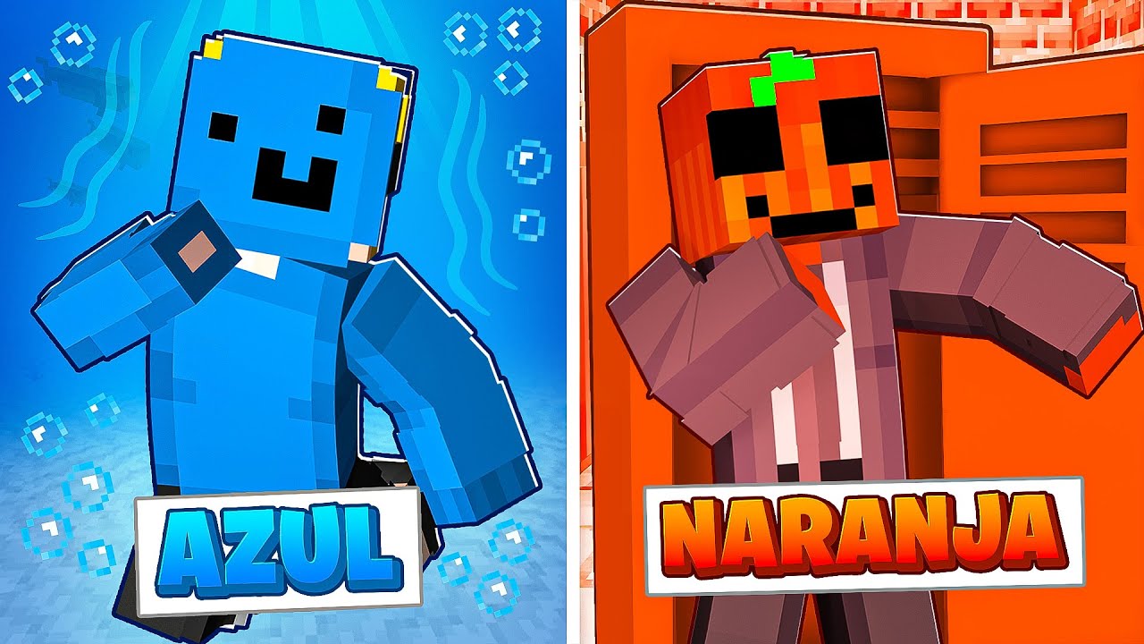 Escondite de NUESTRO COLOR en Minecraft!