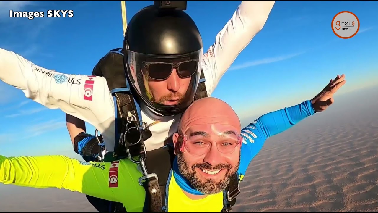 Le parachutisme civil fait ses premiers pas à Tozeur, pour les amoureux des sensations fortes