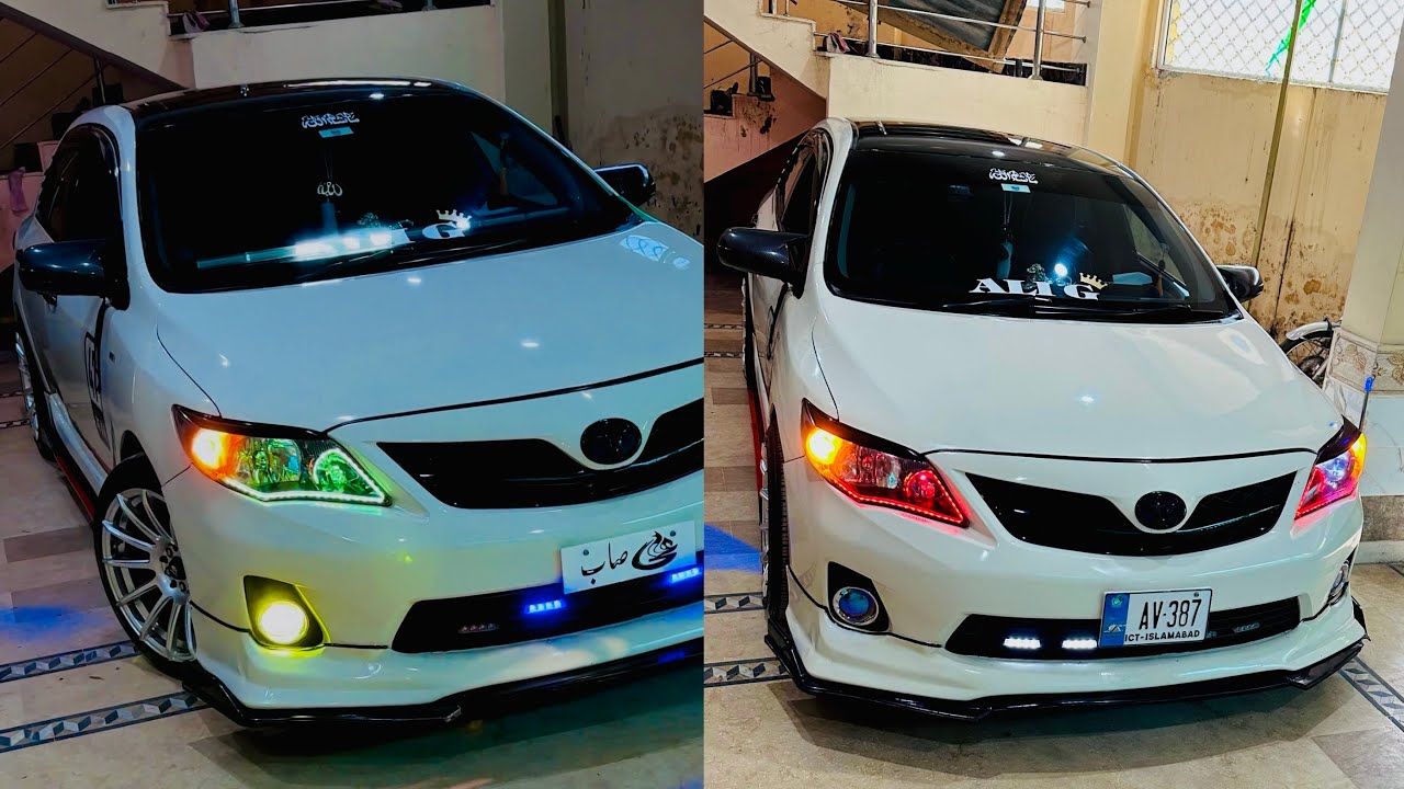 Police light is gon new white light install .. E140 modified 