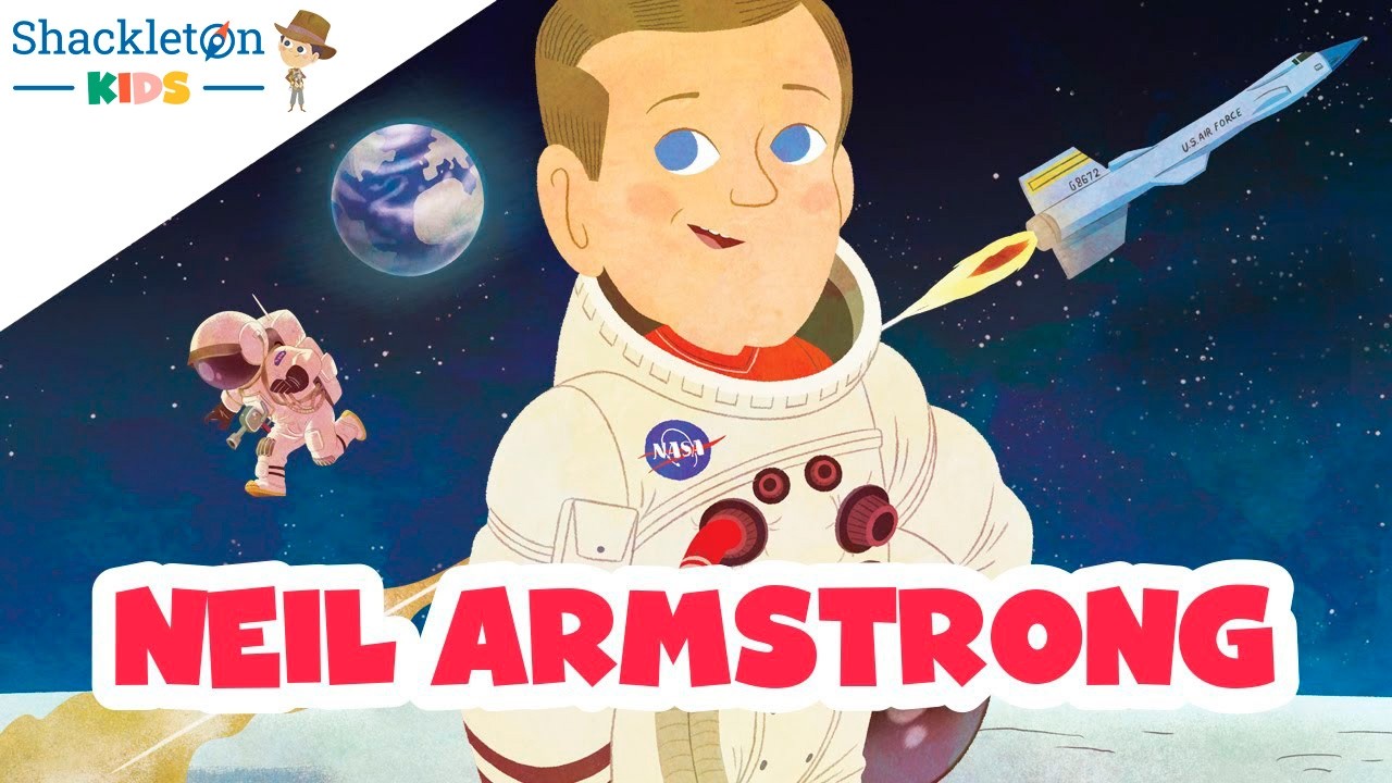 Neil Armstrong | Biografía en cuento para niños | Shackleton Kids