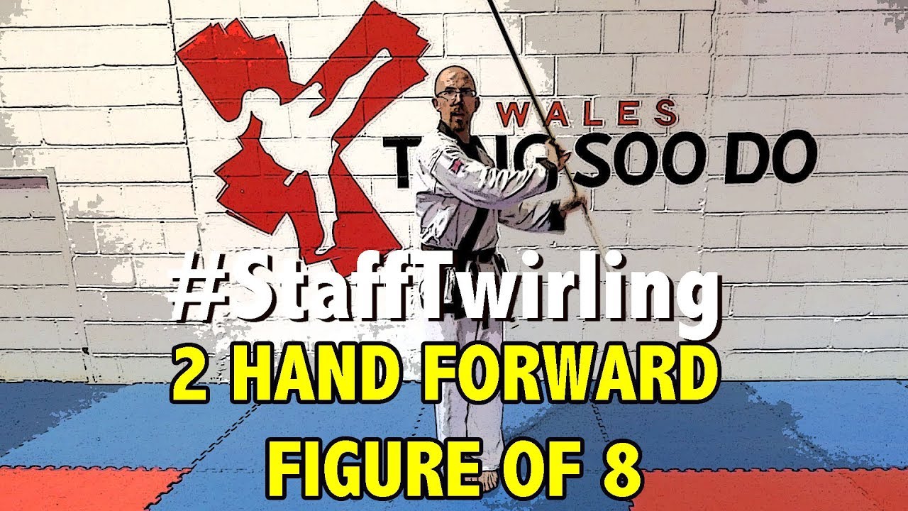 Wales Tang Soo Do (WTSDA) 2 Hand Forward Figure of 8 (Staff Twirling)